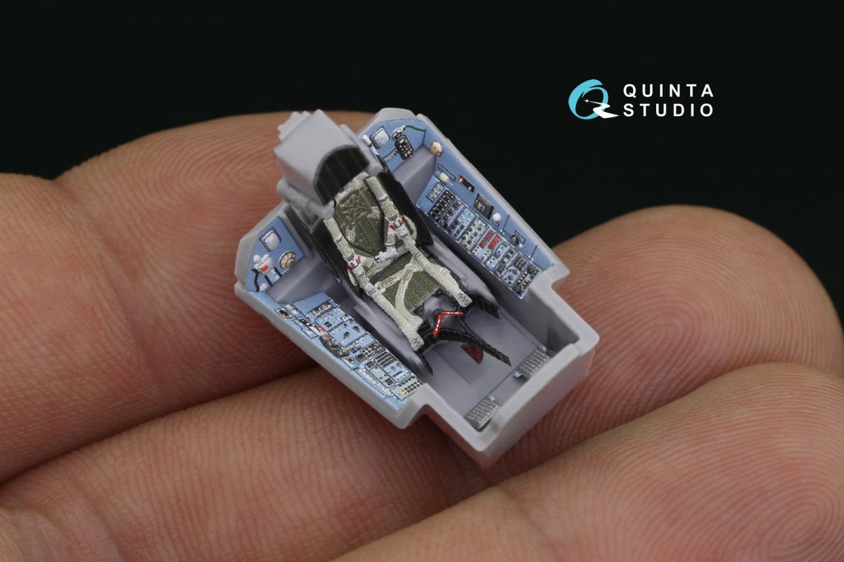 Quinta Studio QD72033 Su-33 3D-Printed &amp;amp; colored Interior on decal paper (Zvezda) 1/72 – image 3