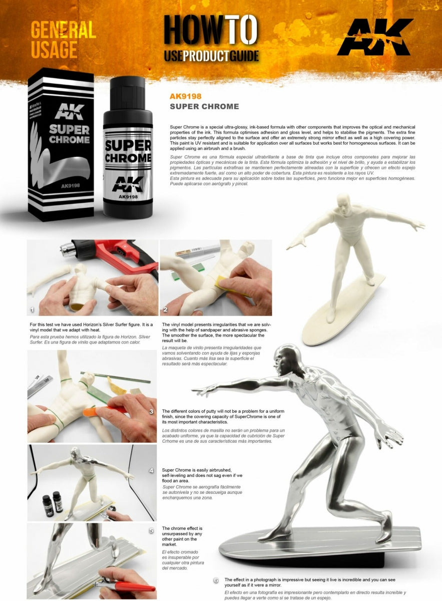 AK Interactive AK9198 SUPER CHROME 60ml