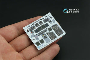 Quinta Studio QDS-32119 F-15E 3D-Printed &amp;amp; colored Interior on decal paper (Tamiya) (small version) 1/32 – image 8