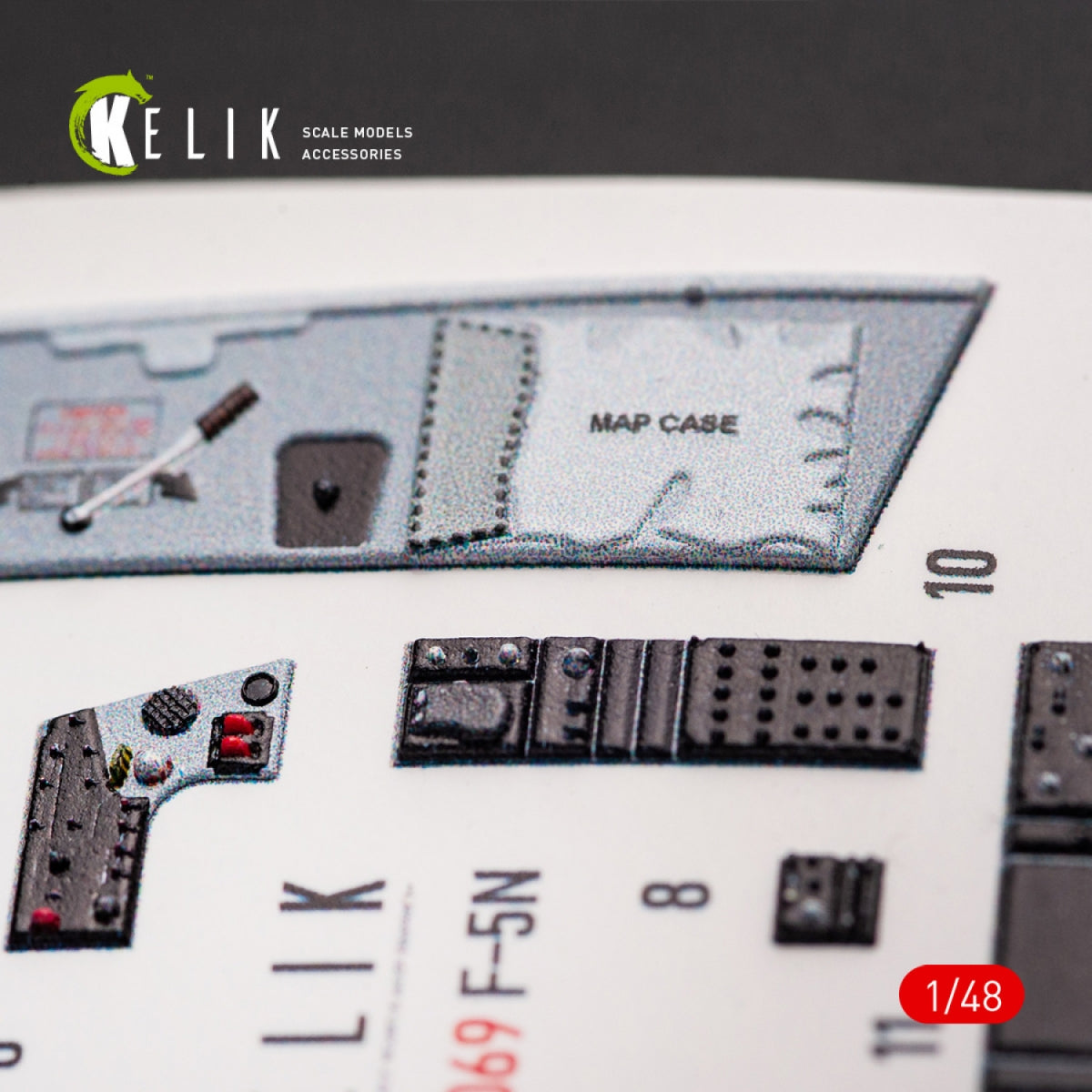 KELIK K48069 F-5N INTERIOR 3D DECALS FOR AFV CLUB KIT 1/48 – Bild 5