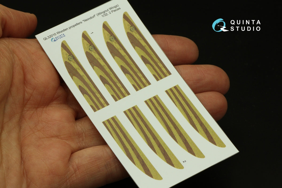 Quinta Studio QL32010 Wooden Propellers Neindorf (Wingnut Wings) 1/32 – Bild 4