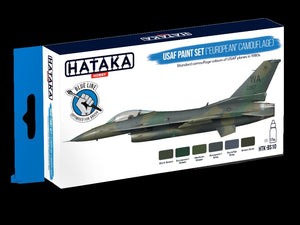 Hataka HTK-BS10 USAF Paint Set (“European” Camouflage) (6x17ml) – Bild 2