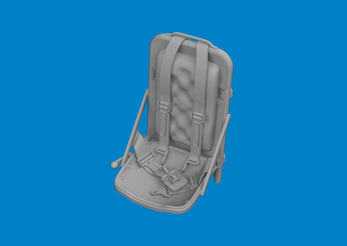 Eduard 6481041 P-51B/ C seat w/ integral belts Type 3 PRINT EDUARD 1/48 – zdjęcie 3