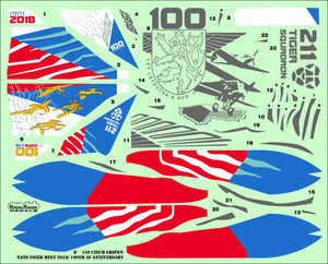 ModelMaker Decals D48159 Czech Gripen 100 Years of Aviation / NTM 2018 1/48 – immagine 2