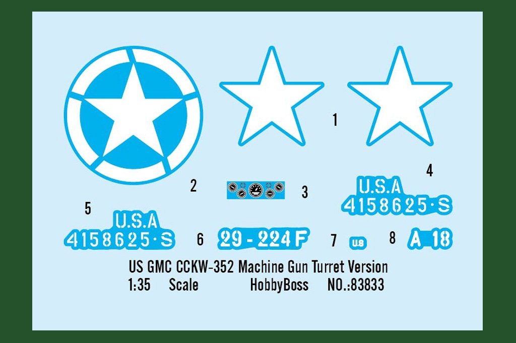 Hobby Boss 83833 US GMC CCKW-352 Machine Gun Turret Version – Bild 4