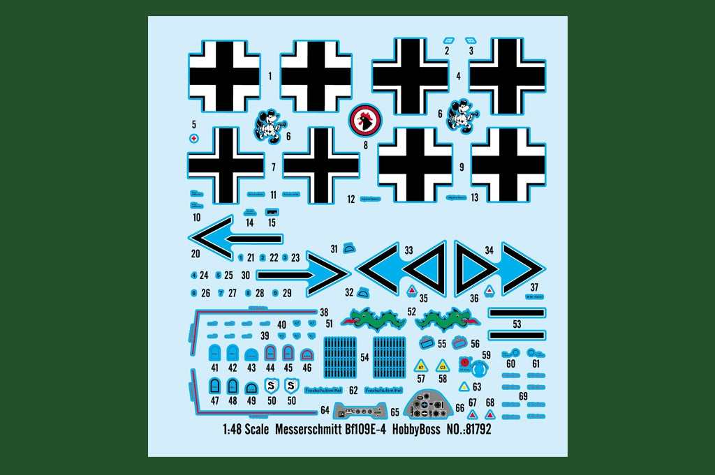 Hobby Boss 81792 Messerschmitt Bf109E-4 1/48 – image 4