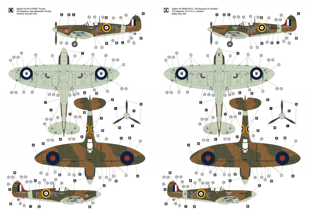 Hobby 2000 32002 Supermarine Spitfire IIA w/Rotol Propeller 1/32 – immagine 5