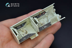 Quinta Studio QD32074 Me 262B1a/U-1 3D-Printed &amp;amp; colored Interior on decal paper (Revell) 1/32 – Bild 8