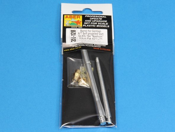 Aber 35L-128 Barrel for German A/T Self Propeled Gun Nashorn with 8.8cm Pak 43/1 L/71 (1/35) – Bild 8