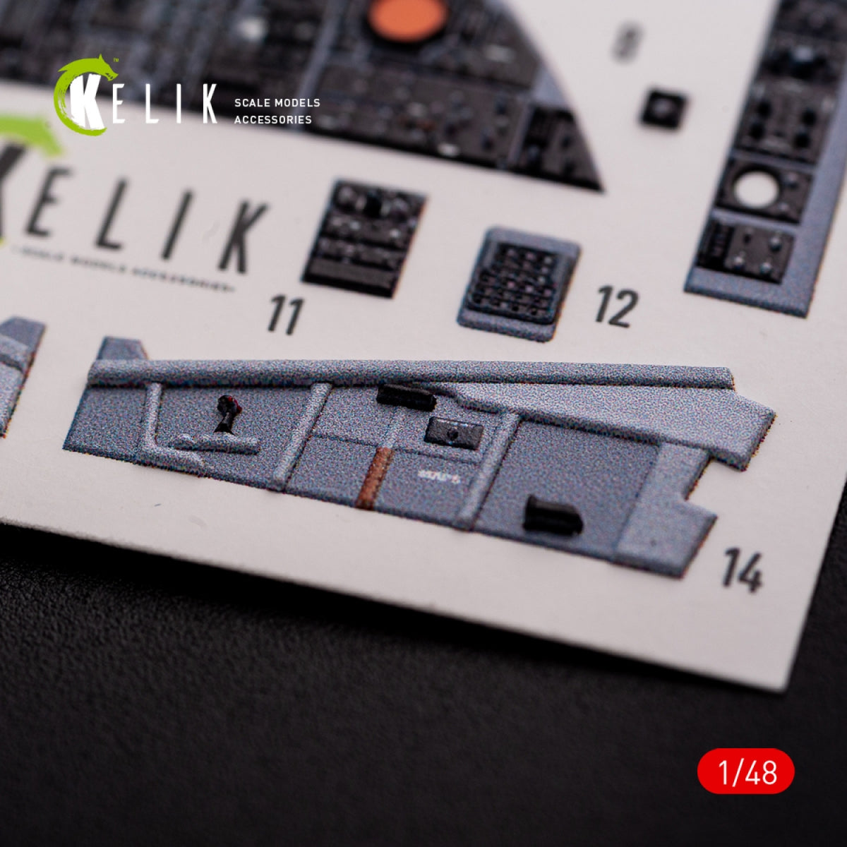 KELIK K48002 F-111 A/E Aardvark interior 3D decals for HobbyBoss kit 1/48 – image 9