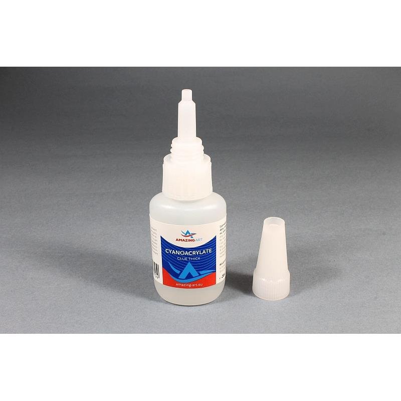 Colle cyanoacrylate Amazing Art 15610 avec aiguille 20 g - Épaisse