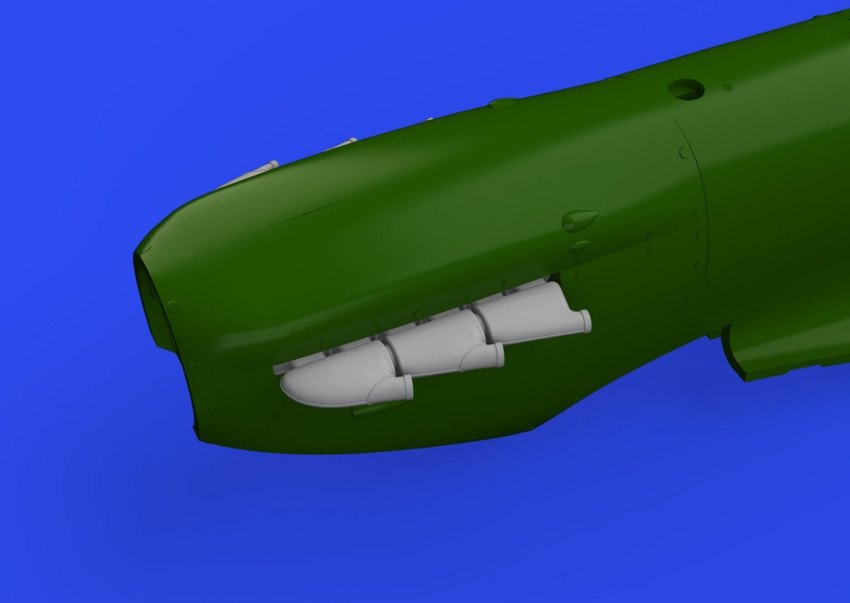 Eduard 648667 Spitfire Mk.V three-stacks exhausts rounded EDUARD 1/48 – image 2