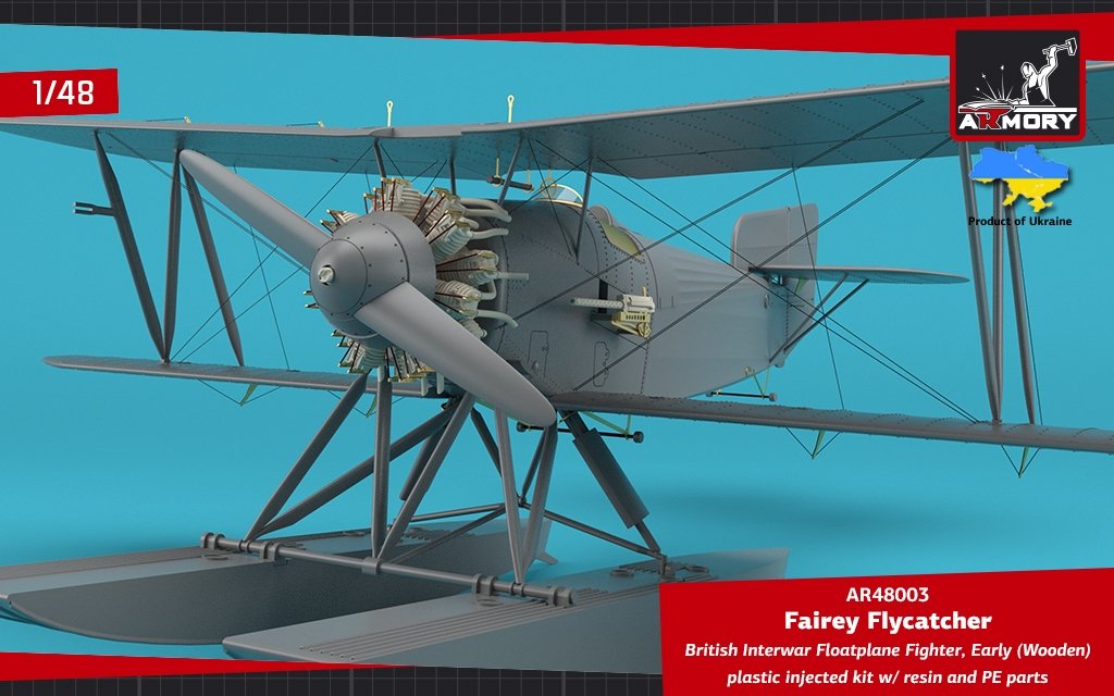 Armory Models 48003 Fairey Flycatcher British FAA Inter-War Floatplane Fighter, on Wooden Floats 1/48 – image 17