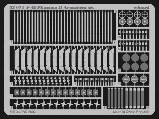 Eduard BIG3202 F-4E 1/32 Tamiya – Bild 9
