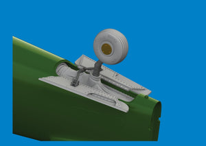 Eduard 6481100 P-40E tail wheel bay PRINT EDUARD 1/48 – obrázek 2