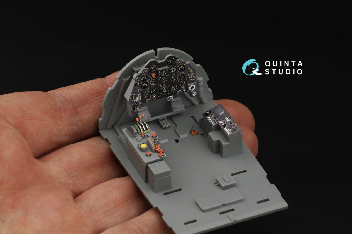 Quinta Studio QD32245 N1K2-J Shidenkai 3D-Printed &amp;amp; colored Interior on decal paper (Hasegawa) 1/32 – obrázek 10