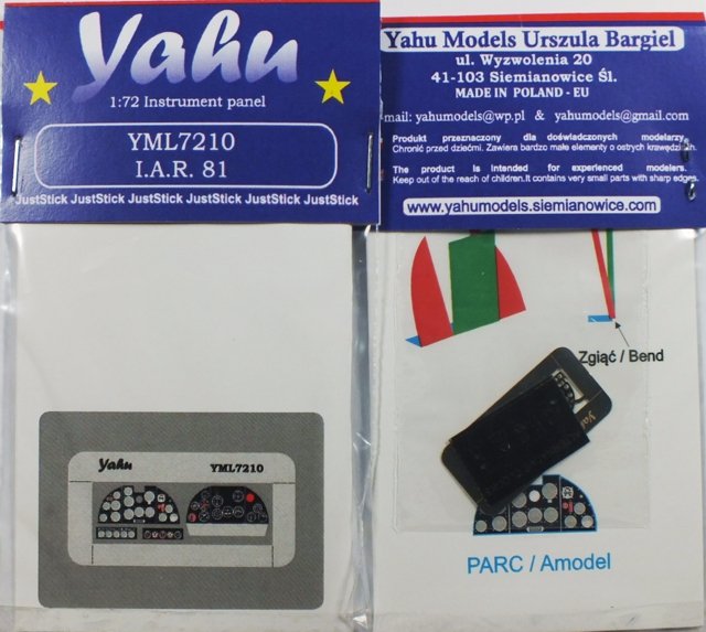 Yahu YML7210 IAR81 (A-model / Parc Model) 1/72