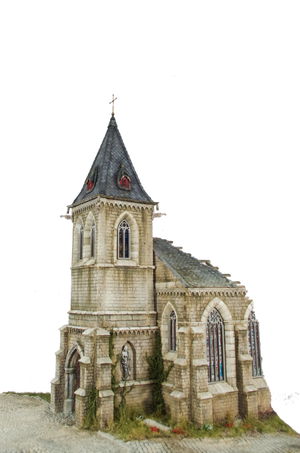 RT-Diorama 35035 The village church 1/35 – obrázek 3