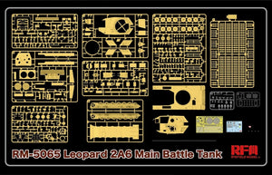 Rye Field Model 5065 Leopard 2A6 Main Battle Tank 1/35 – Bild 2