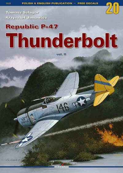 Kagero 3020 Republic P-47 Thunderbolt vol.II (no extras) ( no decal ) EN/PL
