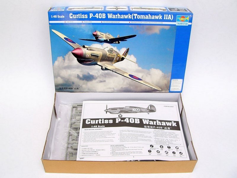 Trumpeter 02807 Curtiss P-40B Warhawk 1/48 – Bild 3