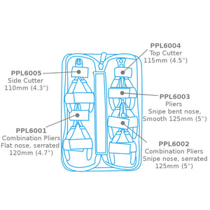 Modelcraft PPL6000 5 Pce Mini Plier Set in Zip-up Case – Bild 2