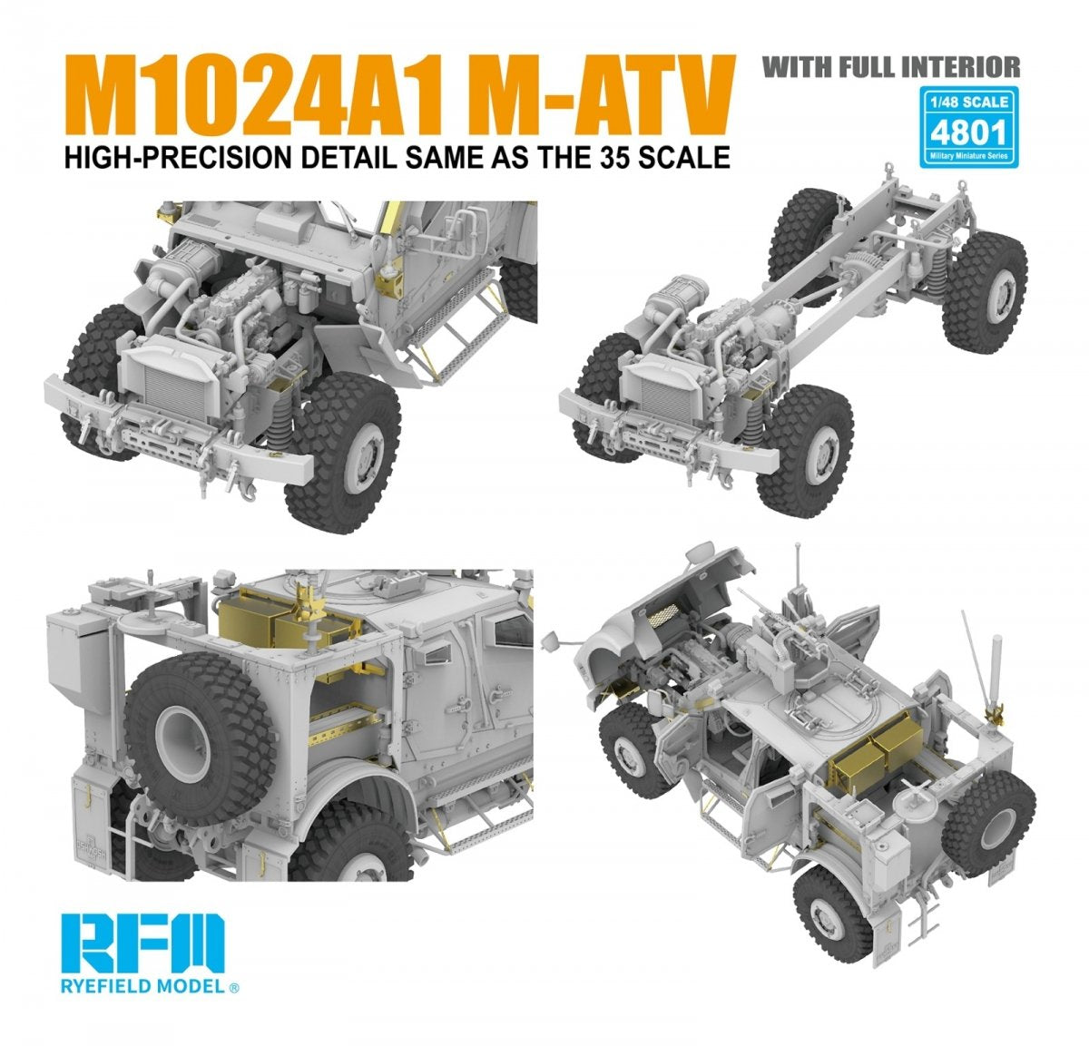 Rye Field Model 4801 M1024A1 M-ATV 1/48 – immagine 6