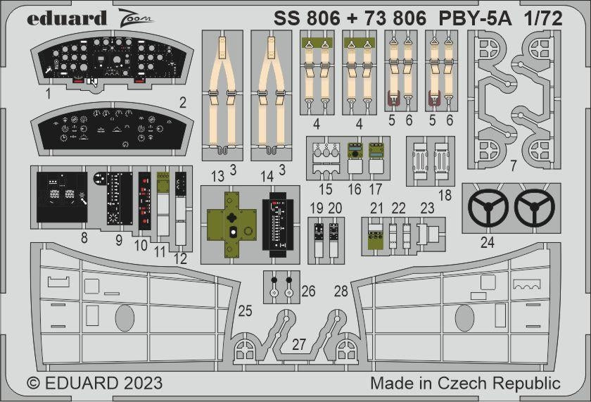 Eduard BIG72176 PBY-5A Hobby 2000, ACADEMY 1/72 – immagine 5