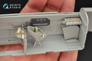 Quinta Studio QD32063 Bf 110C/D 3D-Printed &amp;amp; colored Interior on decal paper (for Dragon kit) 1/32 – immagine 7