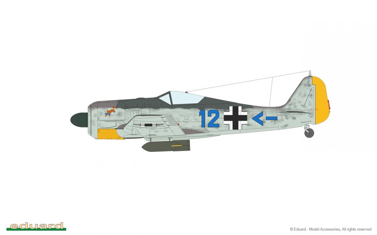 Eduard 84117 Fw 190A-4 w/ engine flaps &amp;amp; 2-gun wings 1/48 – image 12
