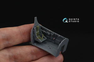 Quinta Studio QD48587 P-40E Warhawk 3D-Printed &amp;amp; colored Interior on decal paper (Eduard) 1/48 – image 14