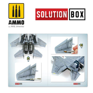 AMMO of Mig Jimenez 6509 How To Paint USAF Navy Gray Fighters Solution Book – image 6