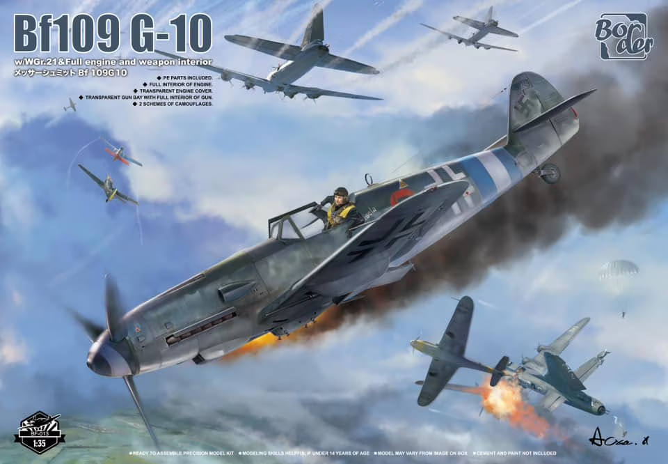 Border Model BF-013 Bf-109 G-10 1/35