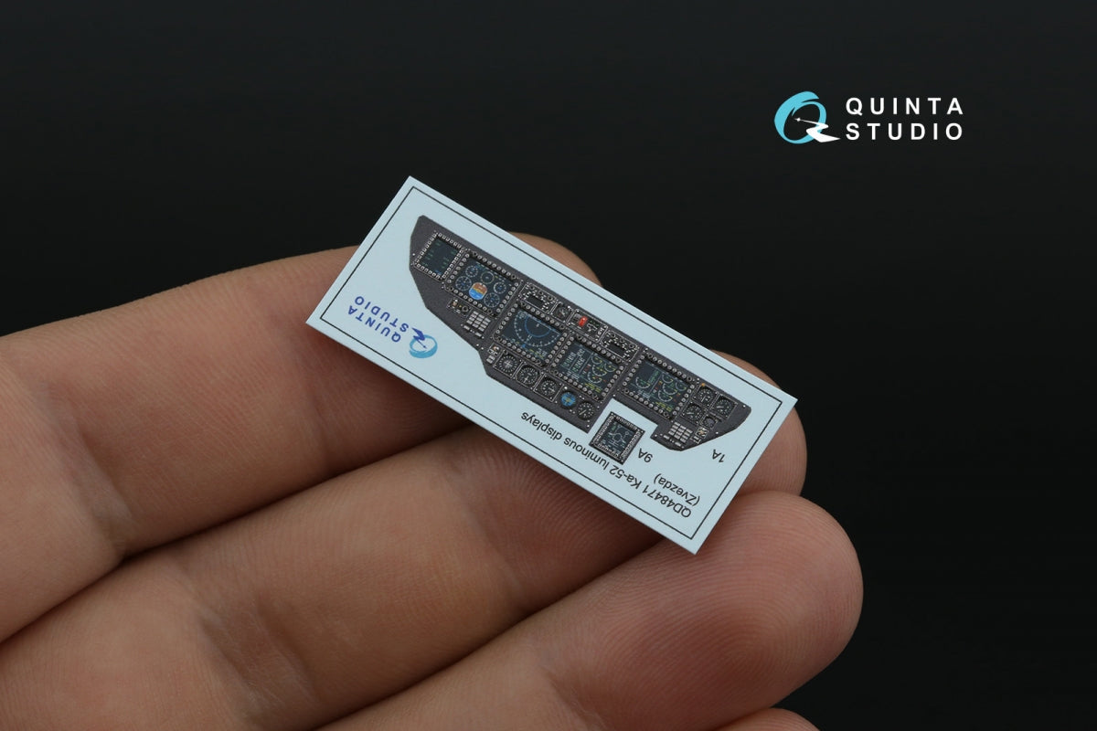 Quinta Studio QD48471 Ka-52 luminous displays for QD48470/QDS-48470 sets (Zvezda) 1/48 – obrázek 4