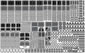 Pontos 21001F1 BISMARCK 1941 Advanced Add-on Set 1/200 – image 8