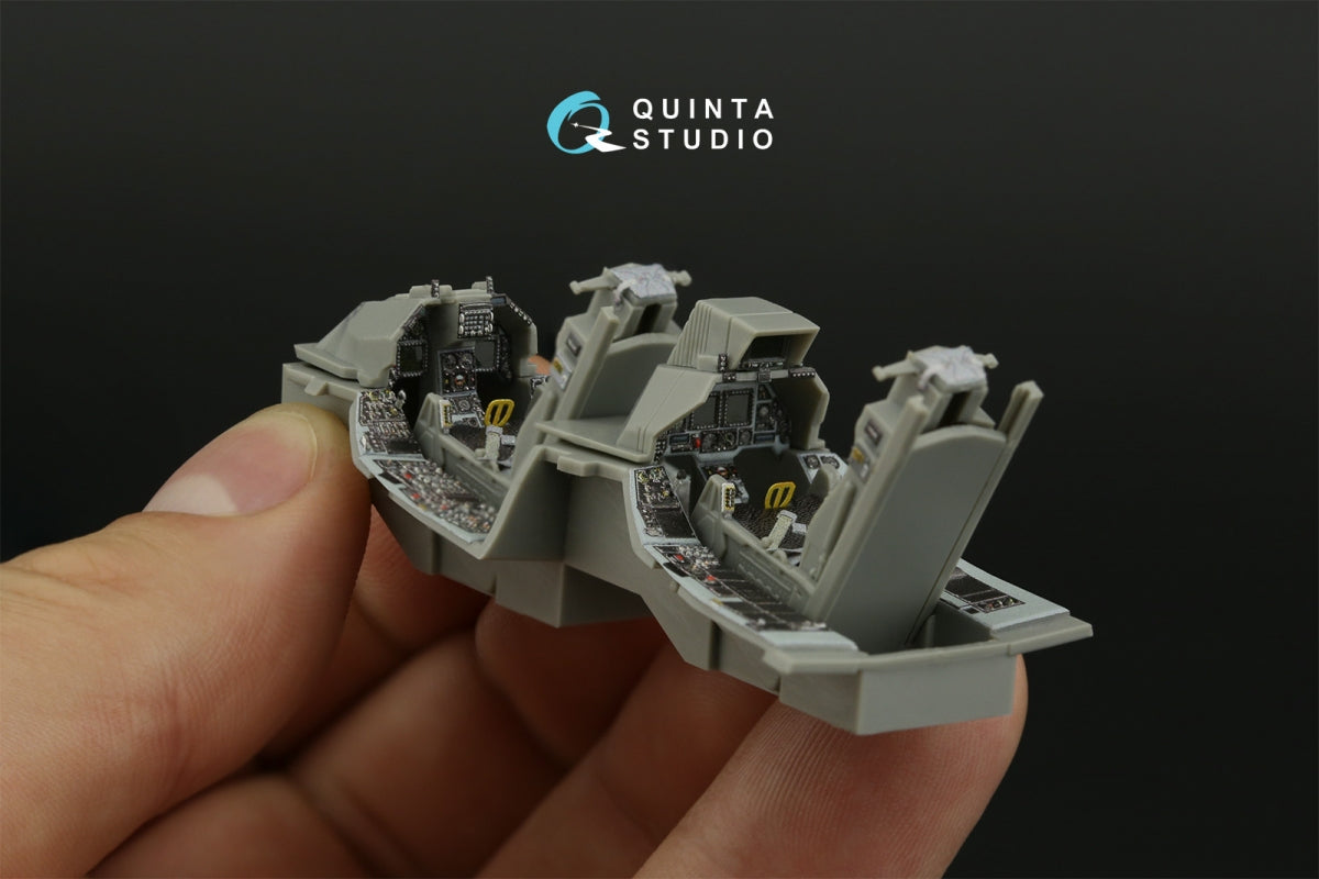 Quinta Studio QD48419 F-16D block 40 3D-Printed &amp;amp; colored Interior on decal paper (Kinetic 2022 tool) 1/48 – obrázek 11