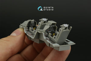 Quinta Studio QD48419 F-16D block 40 3D-Printed &amp;amp; colored Interior on decal paper (Kinetic 2022 tool) 1/48 – obrázek 11