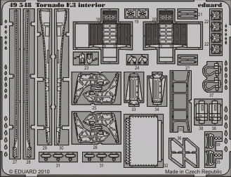Eduard 49548 Tornado F.3 interior SA 1/48 HOBBY BOSS