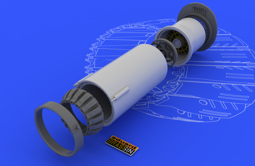 Eduard 648051 MiG-21BIS exhaust nozzle 1/48 (Eduard) – obrázek 3