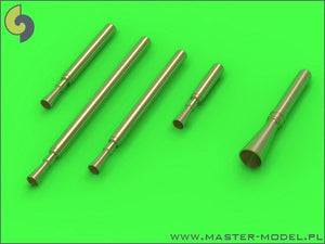 Master AM-48-115 P-38M Lightning - Browning .50 cal MG barrels and 20mm gun tip with flash hider