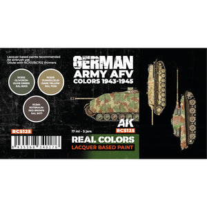 AK Interactive RCS125 German Army AFV Colors 1943-1945 3x17ml – Bild 2
