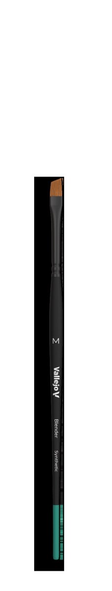 VALLEJO B05002 - Brush - Blender - Flat Angled Synthetic - Medium – image 2