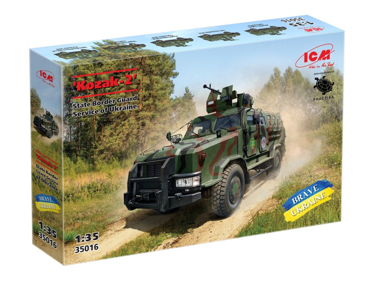 ICM 35016 Kozak-2 Service national des gardes-frontières d&amp;#39;Ukraine 1/35 – image 2