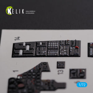 KELIK K72090 F-89 D/J Scorpion interior 3D decals for Revell kit 1/72 – imagen 6