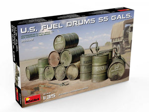 MiniArt 35592 US FUEL DRUMS 55 GALS. 1/35 – immagine 2