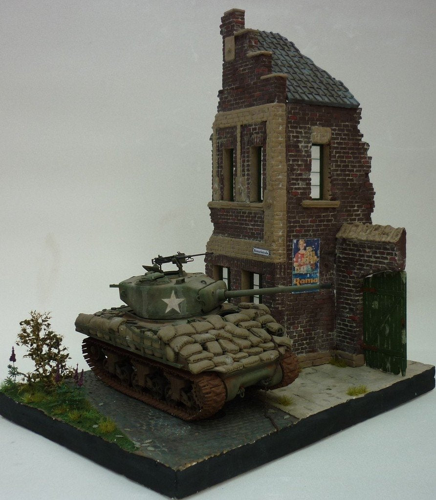 RT-Diorama 35202 Diorama-Base:Brick House Ruin 1/35 – imagen 10
