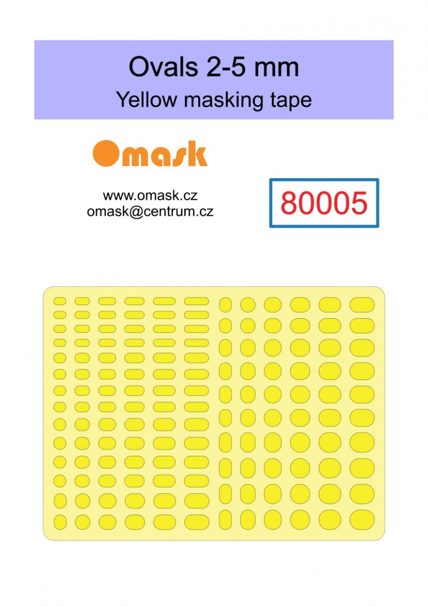 Omask X8002 Universal set 2 - yellow mask (80003, 80004, 80005, 80006, 80009) – image 5