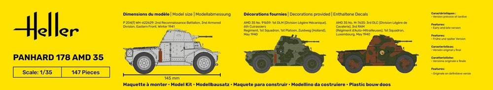 Heller 35325 Panhard 178 Starter Kit 1/35 – image 5