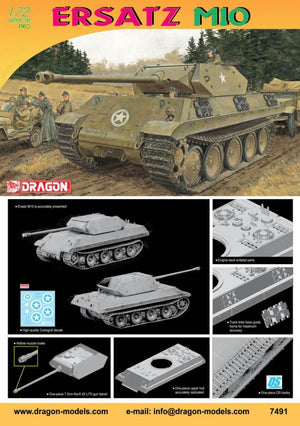 Dragon 7491 Ersatz M10 1/72 – Bild 2