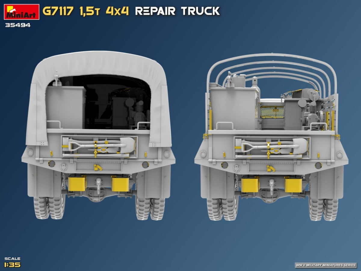 MiniArt 35494 G7117 1.5T 4x4 Repair Truck 1/35 – image 43